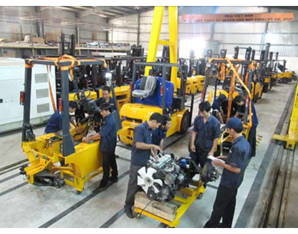 Sửa chữa xe nâng tại khu công nghệ cao Long Thành
