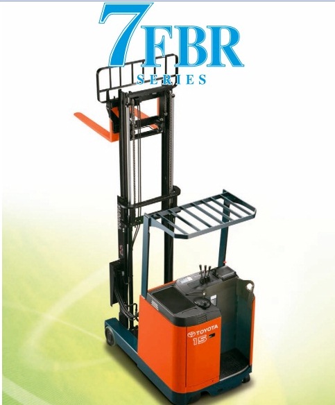 Xe nâng điện đứng lái Toyota Reach Truck 1 tấn đến 2,5 tấn Model: 7FBR15