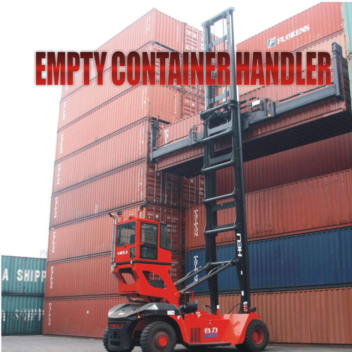 Xe nâng dầu diesel container rỗng heli trung quốc