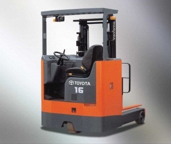 Xe nâng điện Toyota Reach Truck ngồi lái 1 tấn đến 2,5 tấn Model: 7FBRE14